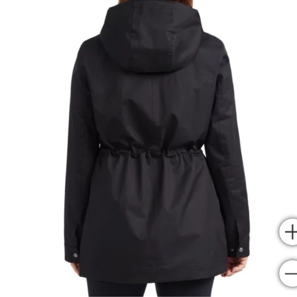 Hunter Ladies' water resistant cotton smock Rain Jacket - Picture 2 of 4